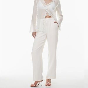 Reformation Wilfred Cream Thesis Pants